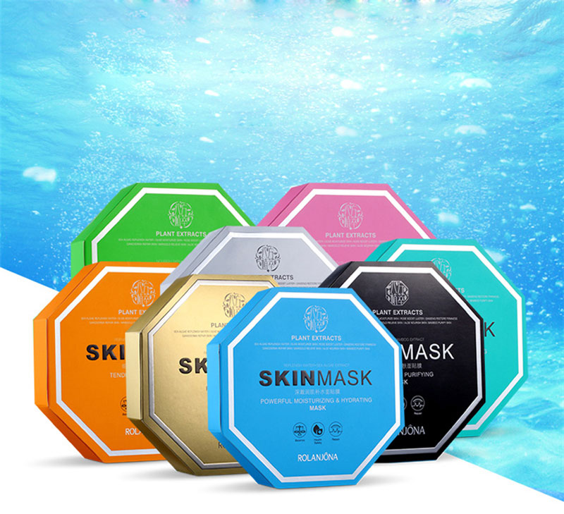 silk material facial maski
